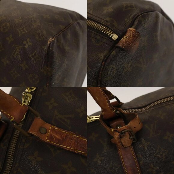LOUIS VUITTON Monogram Keepall 50 Boston Bag Vintage M41426 LV Auth 137698 - Picture 13 of 15